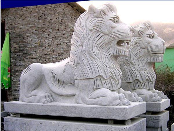 花岗岩石狮子 花岗岩石狮子